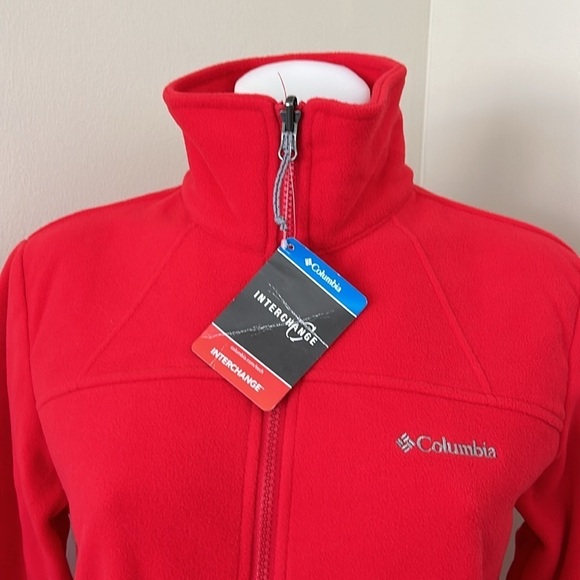 (NWT) Columbia Women’s Falls II Full-Zip Fleece Red Jacket, Small - Picture 9 of 17